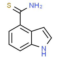 ChemSpider 2D Image | 1H-Indole-4-carbothioamide | C9H8N2S