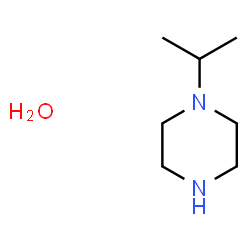 ChemSpider 2D Image | 1-Isopropylpiperazine hydrate (1:1) | C7H18N2O