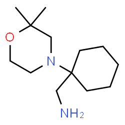 ChemSpider 2D Image | 1-[1-(2,2-Dimethyl-4-morpholinyl)cyclohexyl]methanamine | C13H26N2O