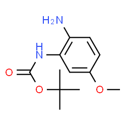 ChemSpider 2D Image | TERT-BUTYL N-(2-AMINO-5-METHOXYPHENYL)CARBAMATE | C12H18N2O3