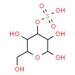 ChemSpider 2D Image | 3-O-Sulfohexopyranose | C6H12O9S