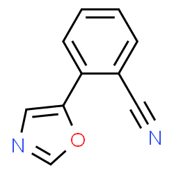 ChemSpider 2D Image | 2-(5-Oxazolyl)benzonitrile | C10H6N2O