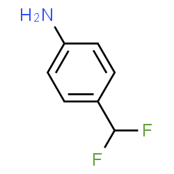 ChemSpider 2D Image | 4-(Difluoromethyl)aniline | C7H7F2N