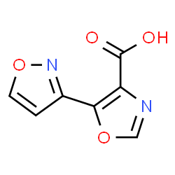 ChemSpider 2D Image | 5-(Isoxazol-3-yl)oxazole-4-carboxylic acid | C7H4N2O4