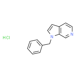 ChemSpider 2D Image | 1-benzyl-1H-pyrrolo[2,3-c]pyridine hydrochloride | C14H13ClN2