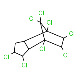 ChemSpider 2D Image | 1,3,4,7,8,9,10,10-Octachlorotricyclo[5.2.1.0~2,6~]decane | C10H8Cl8