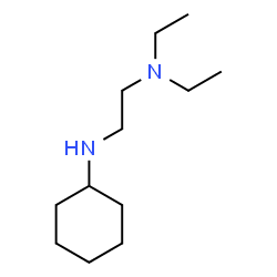 ChemSpider 2D Image | N'-Cyclohexyl-N,N-diethyl-1,2-ethanediamine | C12H26N2