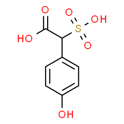 ChemSpider 2D Image | (4-Hydroxyphenyl)(sulfo)acetic acid | C8H8O6S