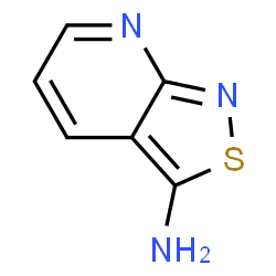 ChemSpider 2D Image | 3-Aminoisothiazolo[3,4-b]pyridine | C6H5N3S