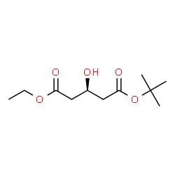 ChemSpider 2D Image | Ethyl 2-methyl-2-propanyl (3R)-3-hydroxypentanedioate | C11H20O5
