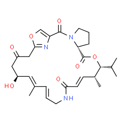 ChemSpider 2D Image | (−)-Virginiamycin M2 | C28H37N3O7