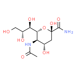ChemSpider 2D Image | N-acetyl-beta-neuraminamide | C11H20N2O8