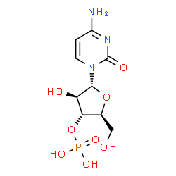 ChemSpider 2D Image | Cytidine-3'-monophosphate | C9H14N3O8P
