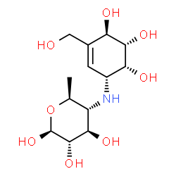 ChemSpider 2D Image | N-[4-HYDROXYMETHYL-CYCLOHEXAN-6-YL-1,2,3-TRIOL]-4,6-DIDEOXY-4-AMINOGLUCOPYRANOSIDE | C13H23NO8