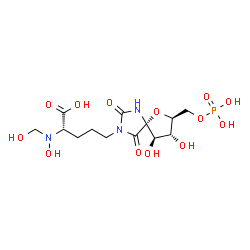 ChemSpider 2D Image | (C8-R)-HYDANTOCIDIN 5'-PHOSPHATE | C13H22N3O13P