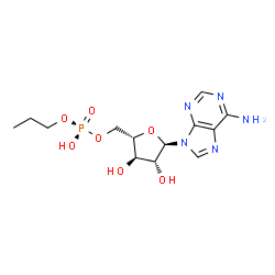 ChemSpider 2D Image | ADENOSINE-5'-PROPYLPHOSPHATE | C13H20N5O7P
