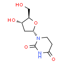 ChemSpider 2D Image | TETRAHYDRODEOXYURIDINE | C9H14N2O5