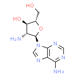 ChemSpider 2D Image | 2-AMINO-ADENOSINE | C10H14N6O3