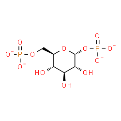 ChemSpider 2D Image | 1,6-Di-O-phosphonato-alpha-D-glucopyranose | C6H10O12P2