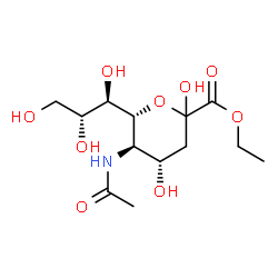 ChemSpider 2D Image | ethyl N-acetylneuraminate | C13H23NO9
