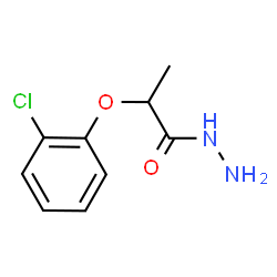 ChemSpider 2D Image | 2-(2-Chlorophenoxy)propanehydrazide | C9H11ClN2O2