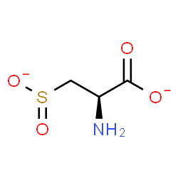 ChemSpider 2D Image | (2R)-2-Amino-3-sulfinatopropanoate | C3H5NO4S