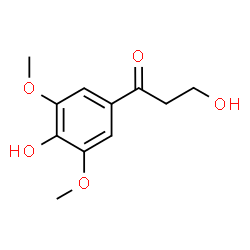 ChemSpider 2D Image | 3,4'-Dihydroxy-3',5'-dimethoxypropiophenone | C11H14O5