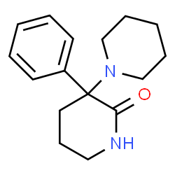 ChemSpider 2D Image | 3'-Phenyl-1,3'-bipiperidin-2'-one | C16H22N2O