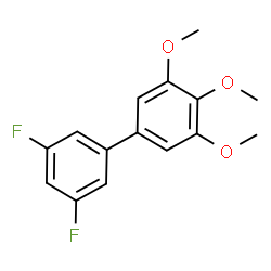 ChemSpider 2D Image | 3',5'-Difluoro-3,4,5-trimethoxybiphenyl | C15H14F2O3