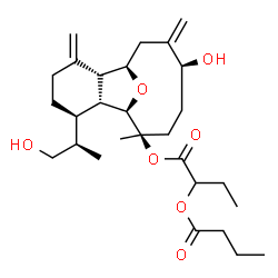ChemSpider 2D Image | Hirsutalin C, (rel)- | C28H44O7