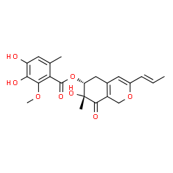ChemSpider 2D Image | comazaphilone E | C22H24O8