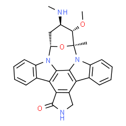 ChemSpider 2D Image | (2S,3S,4R,6S)-3-Methoxy-2-methyl-4-(methylamino)-29-oxa-1,7,17-triazaoctacyclo[12.12.2.1~2,6~.0~7,28~.0~8,13~.0~15,19~.0~20,27~.0~21,26~]nonacosa-8,10,12,14,19,21,23,25,27-nonaen-16-one | C28H26N4O3