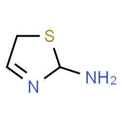 ChemSpider 2D Image | 2,5-Dihydro-1,3-thiazol-2-amine | C3H6N2S