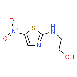 ChemSpider 2D Image | 2-[(5-Nitro-1,3-thiazol-2-yl)amino]ethanol | C5H7N3O3S