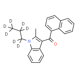 ChemSpider 2D Image | JWH 015-d7 | C23H14D7NO