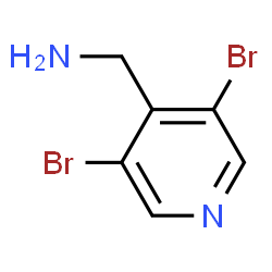 ChemSpider 2D Image | 4-(Aminomethyl)-3,5-dibromopyridine | C6H6Br2N2