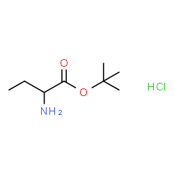 ChemSpider 2D Image | 2-Methyl-2-propanyl 2-aminobutanoate hydrochloride (1:1) | C8H18ClNO2