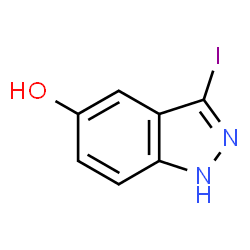 ChemSpider 2D Image | 3-Iodo-1H-indazol-5-ol | C7H5IN2O