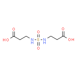 ChemSpider 2D Image | 3,3'-(Sulfonyldiimino)dipropanoic acid | C6H12N2O6S