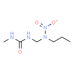 ChemSpider 2D Image | 1-Methyl-3-{[nitro(propyl)amino]methyl}urea | C6H14N4O3