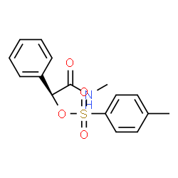 ChemSpider 2D Image | (1S)-2-(Methylamino)-2-oxo-1-phenylethyl 4-methylbenzenesulfonate | C16H17NO4S