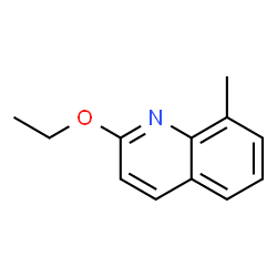 ChemSpider 2D Image | 2-Ethoxy-8-methylquinoline | C12H13NO