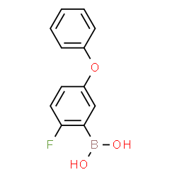 ChemSpider 2D Image | (2-Fluoro-5-phenoxyphenyl)boronic acid | C12H10BFO3