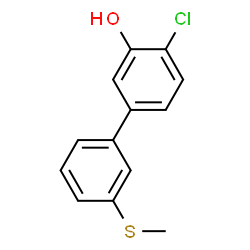 ChemSpider 2D Image | 4-Chloro-3'-(methylsulfanyl)-3-biphenylol | C13H11ClOS