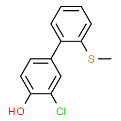 ChemSpider 2D Image | 3-Chloro-2'-(methylsulfanyl)-4-biphenylol | C13H11ClOS