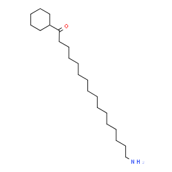 ChemSpider 2D Image | 16-Amino-1-cyclohexyl-1-hexadecanone | C22H43NO
