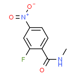ChemSpider 2D Image | 2-Fluoro-N-methyl-4-nitrobenzamide | C8H7FN2O3