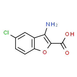 ChemSpider 2D Image | 3-Amino-5-chloro-1-benzofuran-2-carboxylic acid | C9H6ClNO3