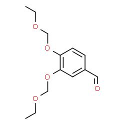 ChemSpider 2D Image | 3,4-Bis(ethoxymethoxy)benzaldehyde | C13H18O5