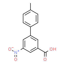 ChemSpider 2D Image | 4'-Methyl-5-nitro-3-biphenylcarboxylic acid | C14H11NO4